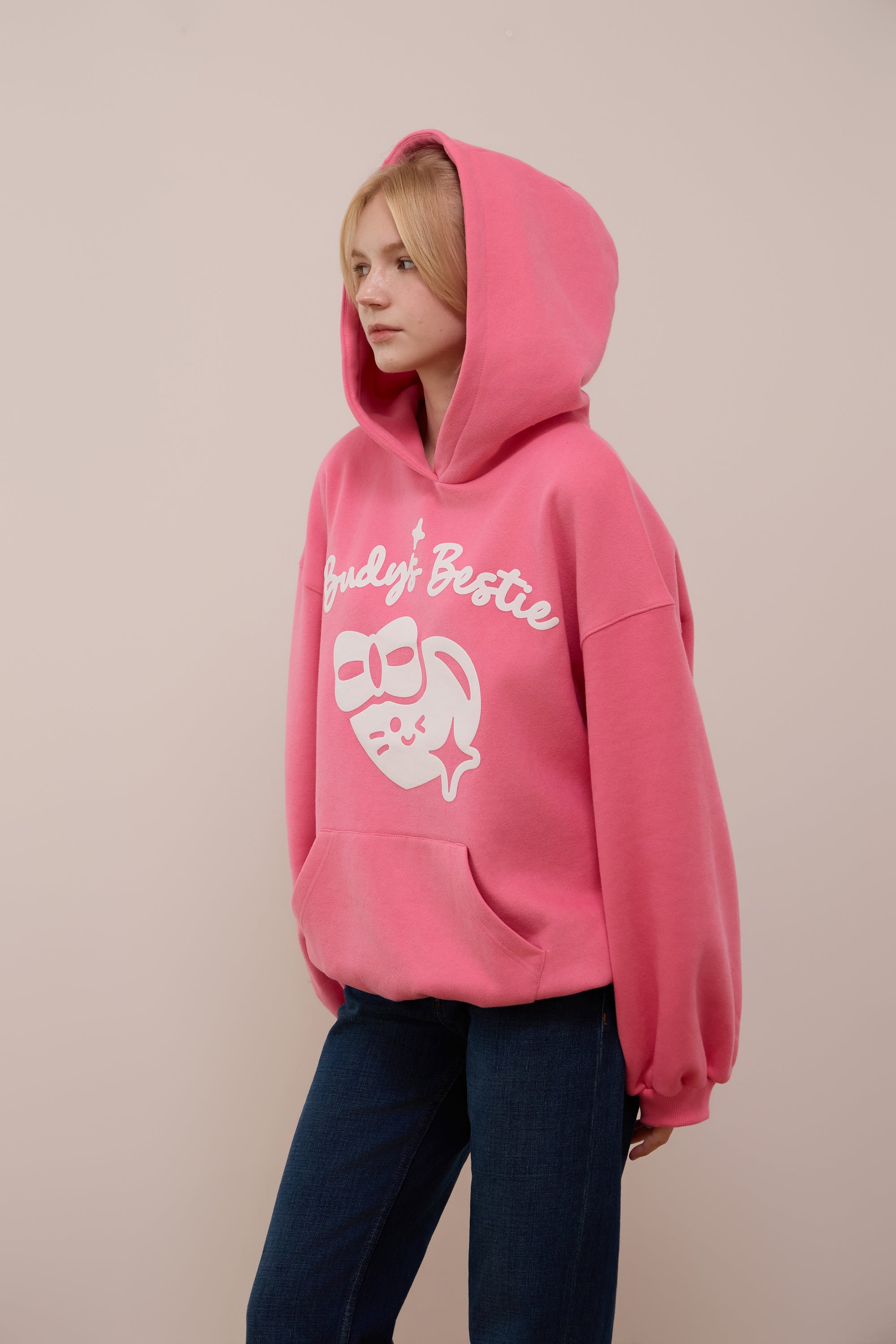 Budy's Bestie Softie Heart Hoodie