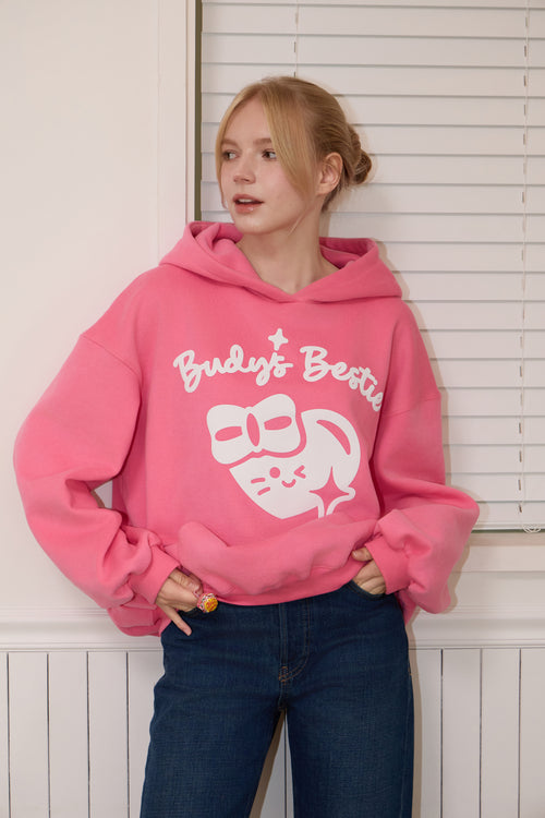 Budy's Bestie Softie Heart Hoodie